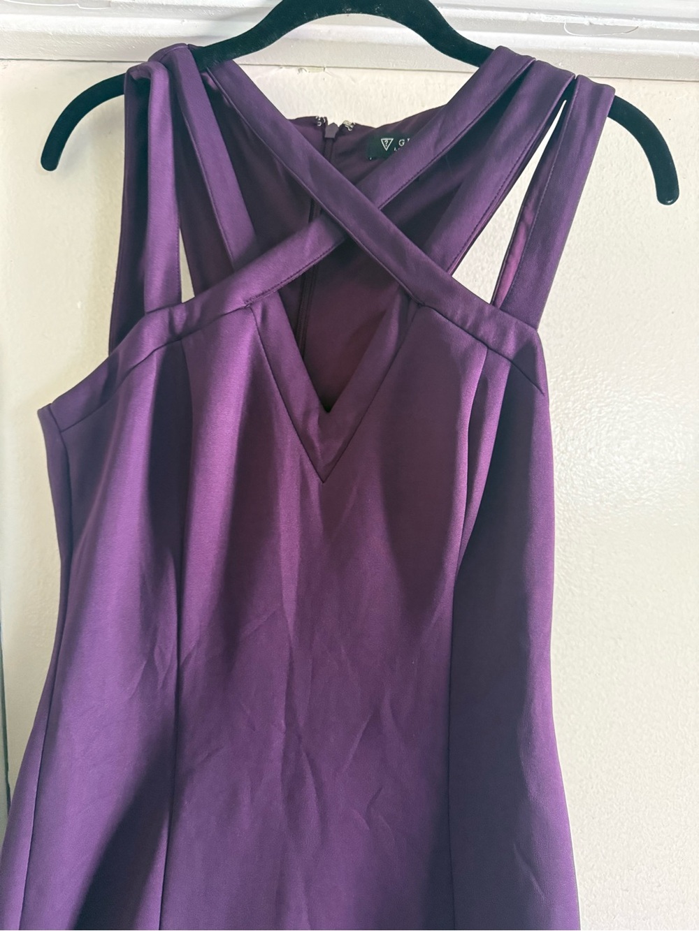 Guess Purple Strappy CrossβFront Women's Dress